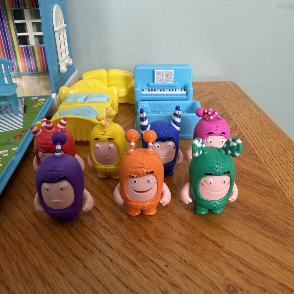 Oddbods‎ House Figures Furniture Playset INCOMPLETE - Picture 2 of 16